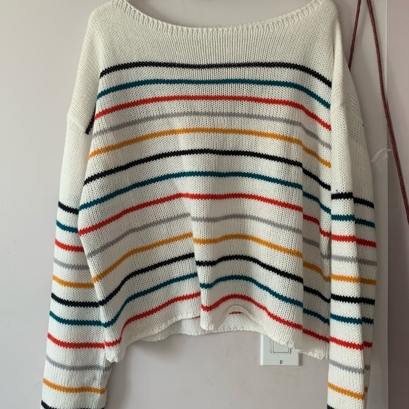 Oversized Mutli colour knitted top - Picture 1 of 2